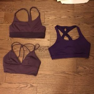 Lululemon purple bra set